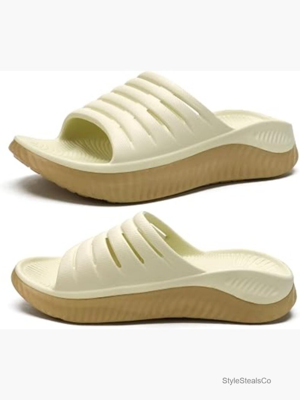 Womens Recovery Sandals With Arch Support Orthotic Slides